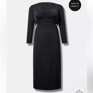 TORRID Maxi Studio knit Dress 4X 26